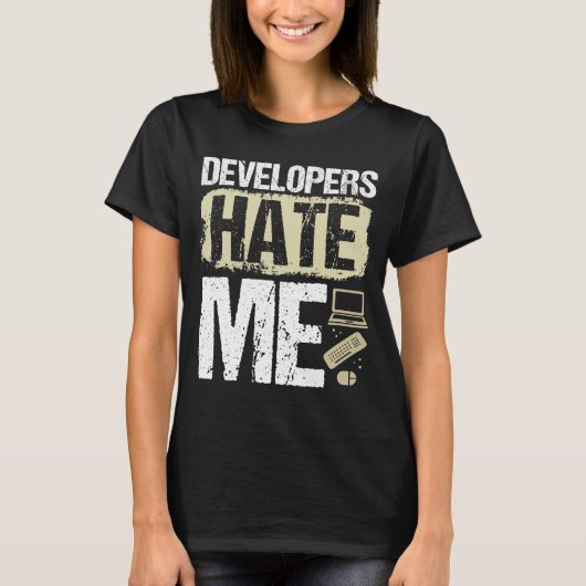 Quality Assurance Code Tester QA Engineering Tシャツ (正面)