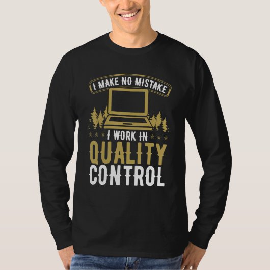 Quality Assurance Engineering Mistakes QA Engineer Tシャツ (正面)