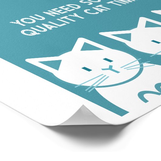 Quality Cat Time ポスター (角)