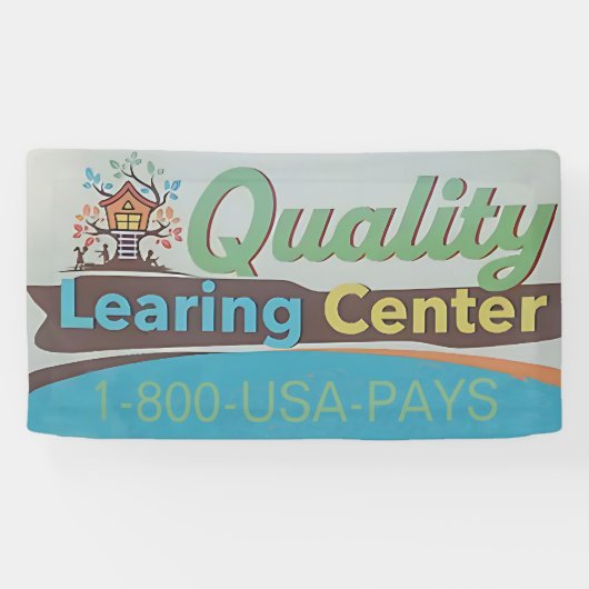 Quality Learing Center 横断幕 (横)