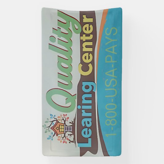 Quality Learing Center 横断幕 (縦)