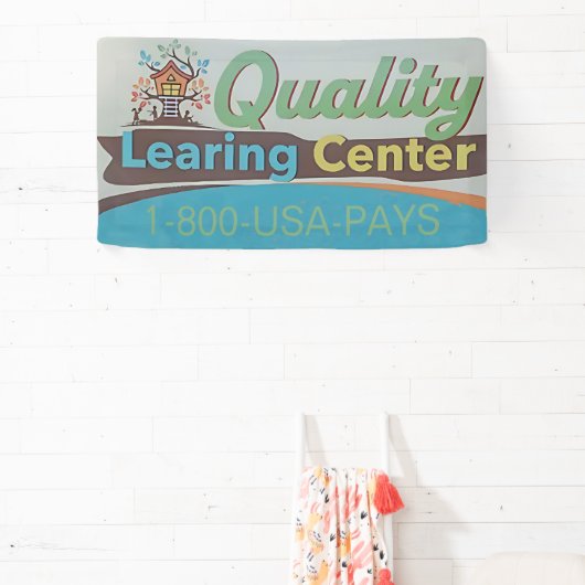 Quality Learing Center 横断幕 (インサイチュ)