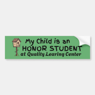 Quality Learing Center Sticker | Funny Viral Meme バンパーステッカー