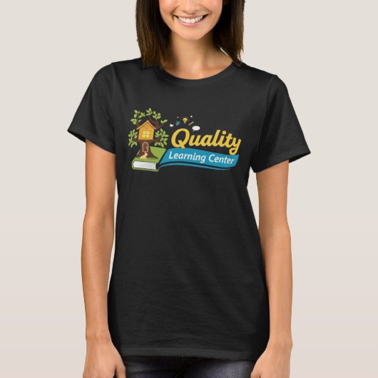 Quality Learning Center Treehouse & Book Education Tシャツ (正面)