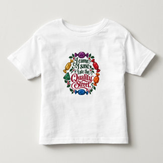 Quality Streetのクリスマスを制覇した トドラーTシャツ