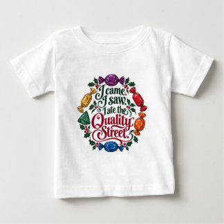 Quality Streetのクリスマスを制覇した ベビーTシャツ