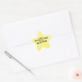 Quality Time Guitarスターステッカー 星シール (封筒)