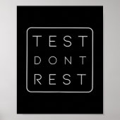 Quality Urance Software Tester Qa Engineer Geeks F ポスター (正面)