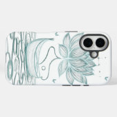 Qualt Lotus & Om - Zenインスパイア- Case-Mate iPhoneケース (裏面 (横))
