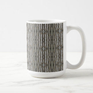 Qualtagh Tree Bark Patterned コーヒーマグカップ