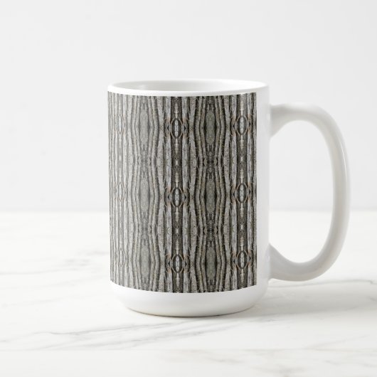 Qualtagh Tree Bark Patterned コーヒーマグカップ (右)