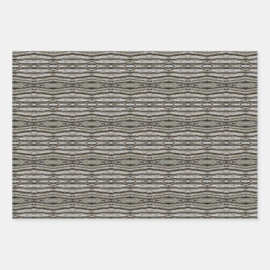 Qualtagh Tree Bark Patterned ラッピングペーパーシート (正面2)