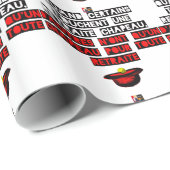 QUAND CERTAINS TOUCHENT UNE RETRAITE CHAPEAU ラッピングペーパー (ロールコーナー)