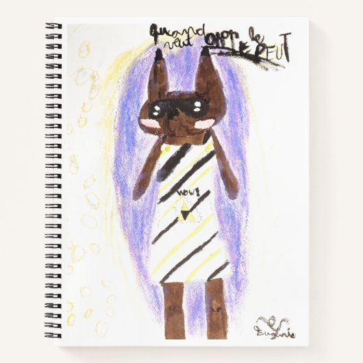 Quand on le veut on le peut ノートブック (正面)