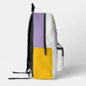 Quand on le veut on le peut プリントバックパック (左)