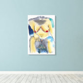 Quandro de Nu Feminino キャンバスプリント (インサイチュ (ウッドフロア))