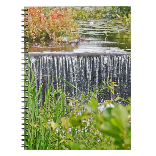 Quanopaug Waterfall Notebook ノートブック (正面)