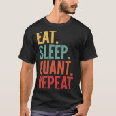 Quant Crypto 食べsleep Quant Repeat Tシャツ (正面)