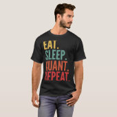 Quant Crypto 食べsleep Quant Repeat Tシャツ (正面フル)