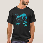 QUANT Crypto BULLRUN QNTトークンブロックチェーンリッチミル Tシャツ (正面)