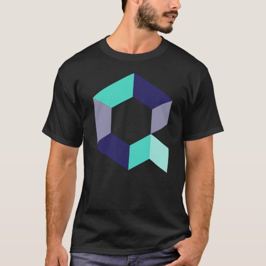Quant QNT Crypto Cryptocurrency Blockchain Coin Lo Tシャツ (正面)