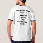 Quantumの健康のスパのTシャツ Tシャツ (裏面)
