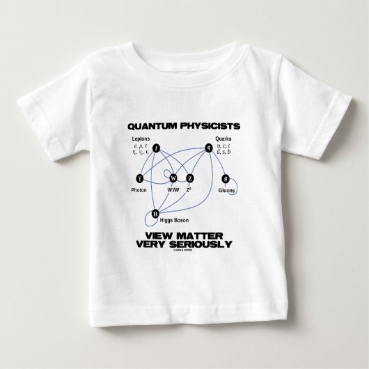 Quantumの物理学者の意見の問題非常に真剣に ベビーTシャツ (正面)