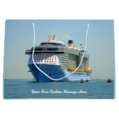 Quantum呼び来出しパーソナライズされた ラージペーパーバッグ (正面)