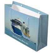 Quantum呼び来出しパーソナライズされた ラージペーパーバッグ (正面アングル)