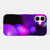 QUANTUM BUBBLE 紫 iPhone 16ケース (裏面横)