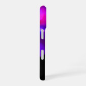 QUANTUM BUBBLE 紫 iPhone 16ケース (右側面)