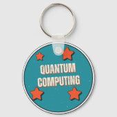 Quantum Computing Science キーホルダー (正面)