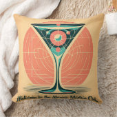 Quantum Entanglement Atomic Martini Club Cocktail クッション (ブランケット)