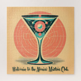 Quantum Entanglement Atomic Martini Club Cocktail ジグソーパズル