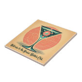 Quantum Entanglement Atomic Martini Club Cocktail タイル (側面)