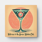 Quantum Entanglement Atomic Martini Club Cocktail フォトプラーク (正面)