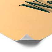 Quantum Entanglement Atomic Martini Club Cocktail ポスター (角)