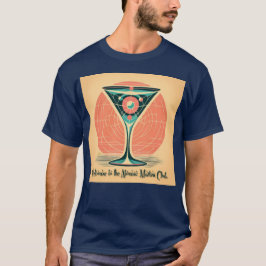 Quantum Entanglement Atomic Martini Club Cocktail Tシャツ