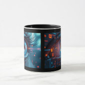 Quantum Eyeコンボの両面(両面) マグカップ (中央)