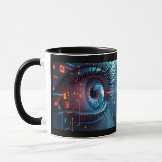 Quantum Eyeコンボの両面(両面) マグカップ (左)