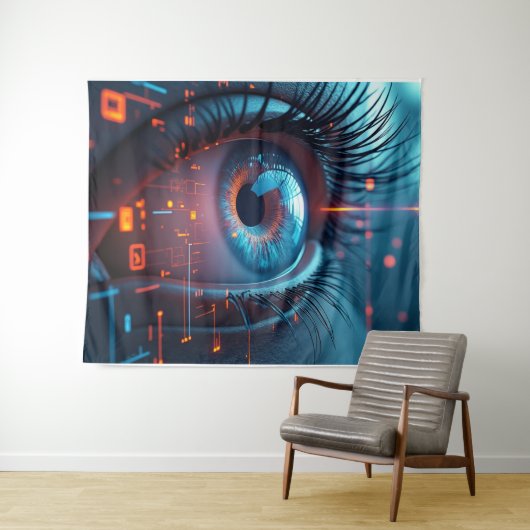 Quantum Eye タペストリー (インサイチュ(横))