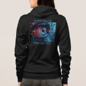 Quantum Eye テック 女性 Bella ブラックパーカー パーカ (裏面)