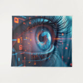Quantum Eye tapestry タペストリー (正面(横))