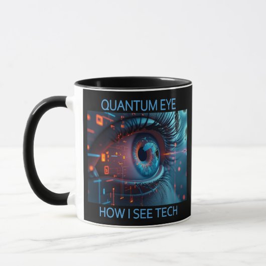 Quantum Eye Techコンボの両面（両面） マグカップ (左)
