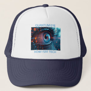 Quantum Eye Techトラック運転手ハット キャップ