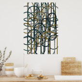 Quantum Geometric Design physics  ポスター (キッチン)