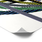 Quantum Geometric Pattern ポスター (角)