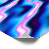 Quantum Glitch Pattern ポスター (角)