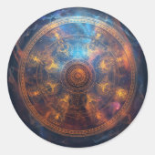 Quantum Halo Matrix ラウンドシール (正面)