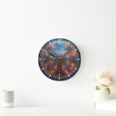 Quantum Halo Matrix ラウンド壁時計 (ホーム)